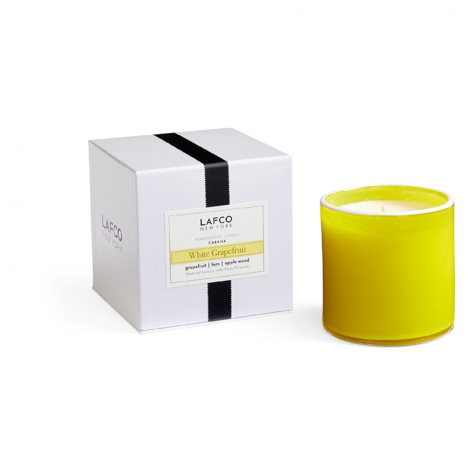 Bamboo & White Grapefruit Scented 15 oz Soy Candle - Bow & Arrow