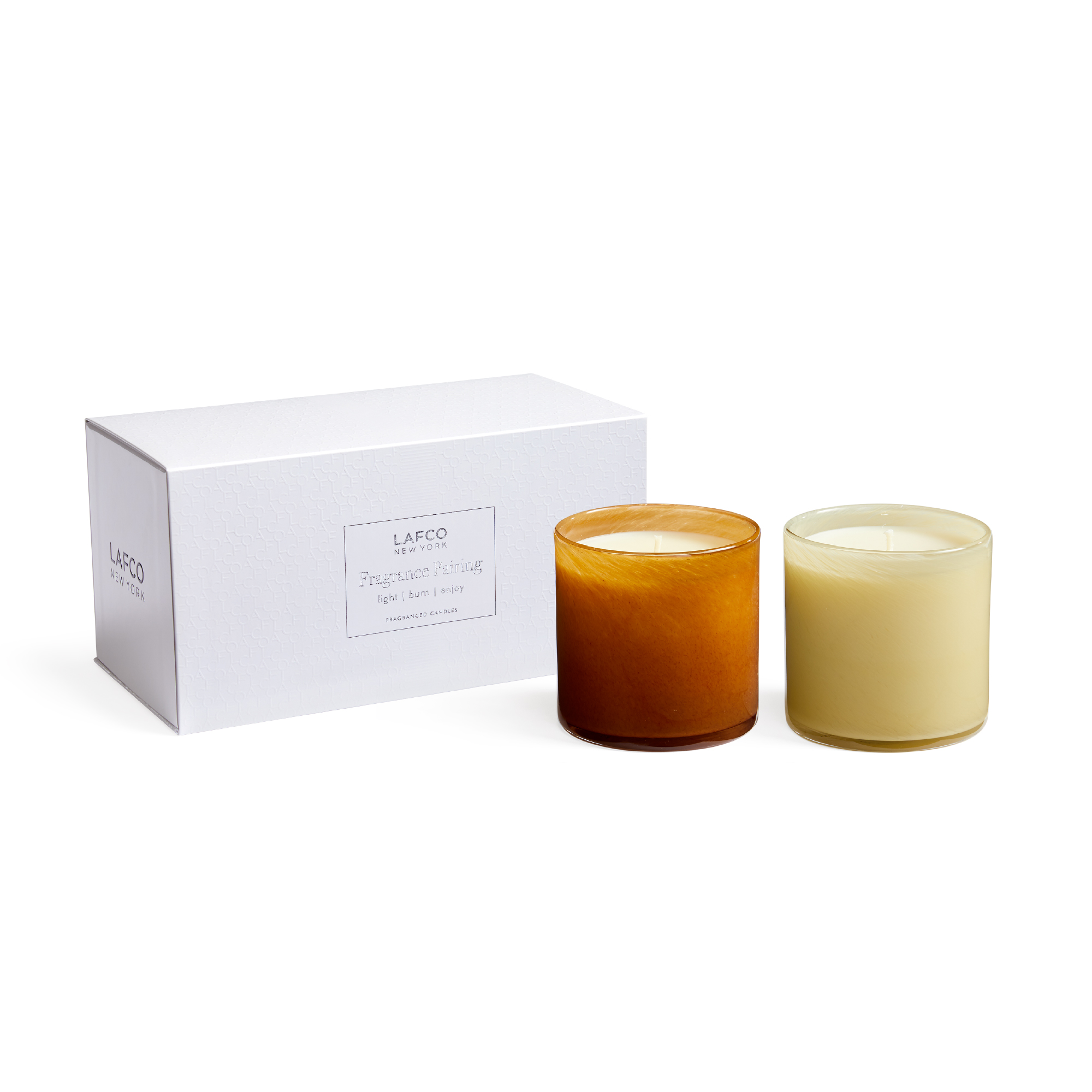 Chamomile Lavender & Amber Black Vanilla | Signature 15.5oz Candle Duo